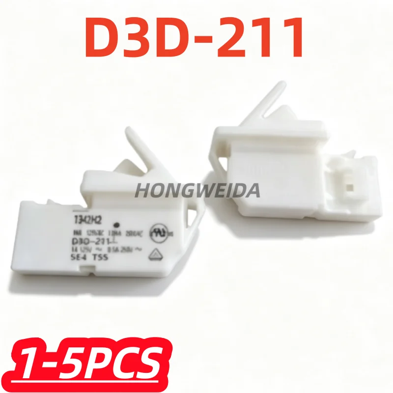 1-5Pcs/Lot 100% New D3D-211 D3D211 Original Limit Travel Micro Switch Small Door Toggle