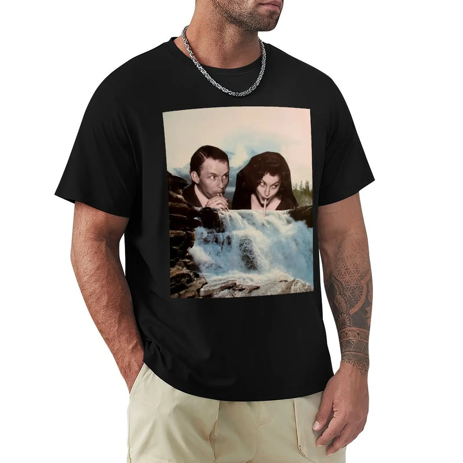 The Waterfall T-Shirt Summer Fashion Casual Tee Shirt