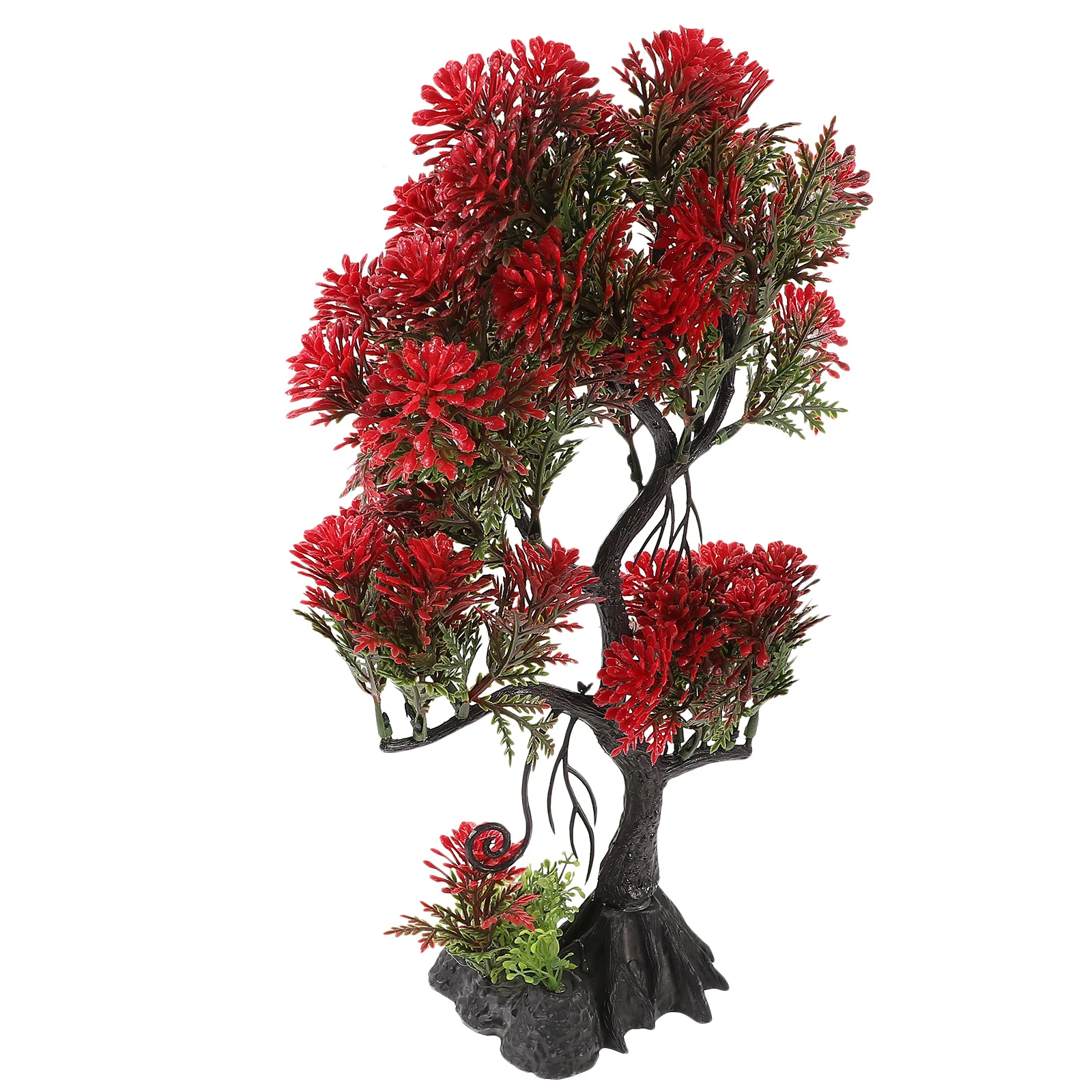 

Realistic Aquarium Tree Decor Fake Tree for Fish Tank Easy Care Long Lasting Beauty Aquarium Decoration Fish Tank Decoration