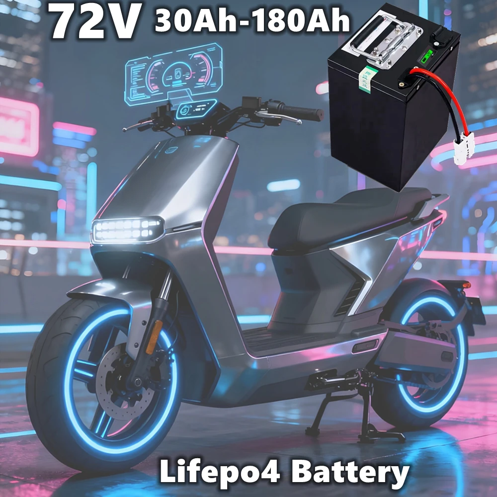 

Аккумулятор JK 72V 40Ah 50Ah 80Ah 100Ah со встроенной интеллектуальной системой Bluetooth, подходит для скутеров, микроавтомобилей, трициклов и т.д.