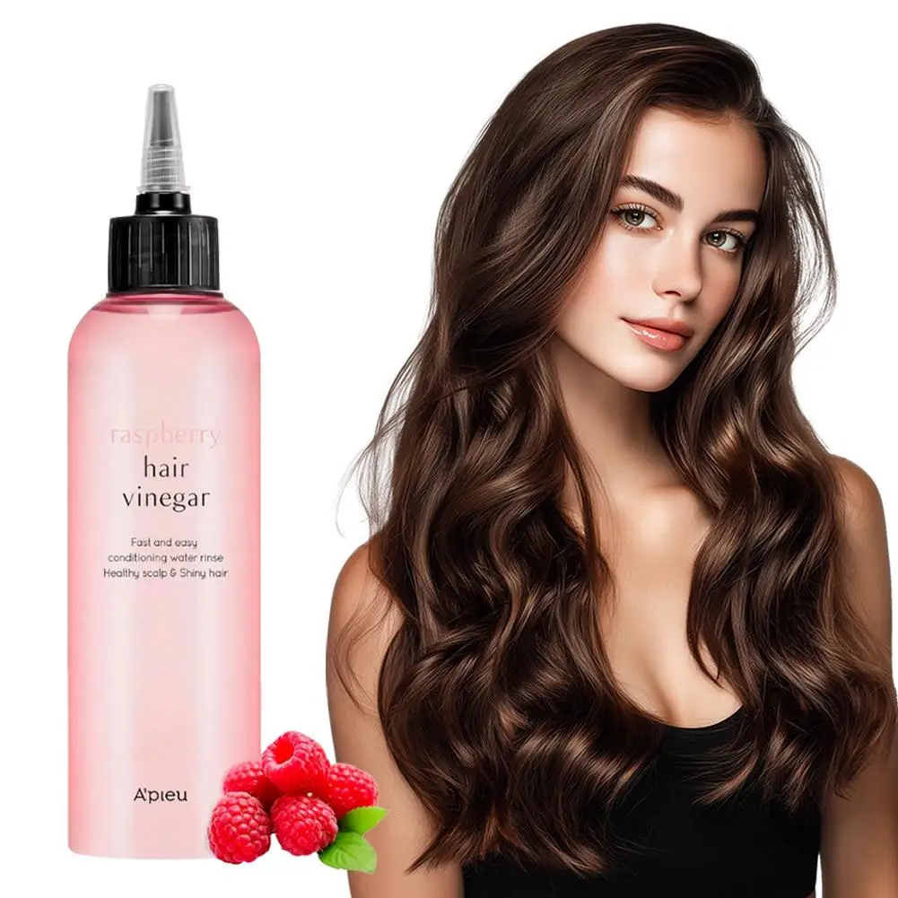 

APIEU Raspberry Vinegar Rinse Hair Detangling Shine Boosting Rinse pH Balancing & Scalp Care Korean Fruit Acid Hair Conditioner