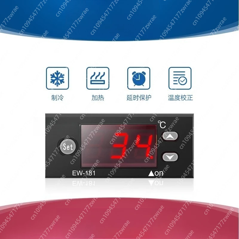 

Компьютерный регулятор температуры Ew-181h Контроллер температуры охлаждения и обогрева Ew-181