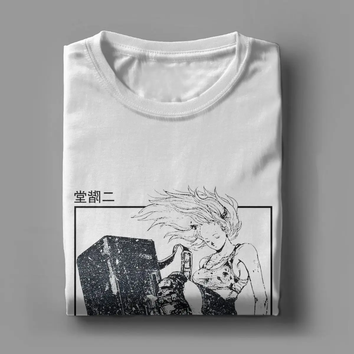 Men Women\'s Dorohedoro Nikaido Design T Shirt Anime Pure Cotton Clothes Awesome Short Sleeve Round Neck Tees Printing T-Shirts