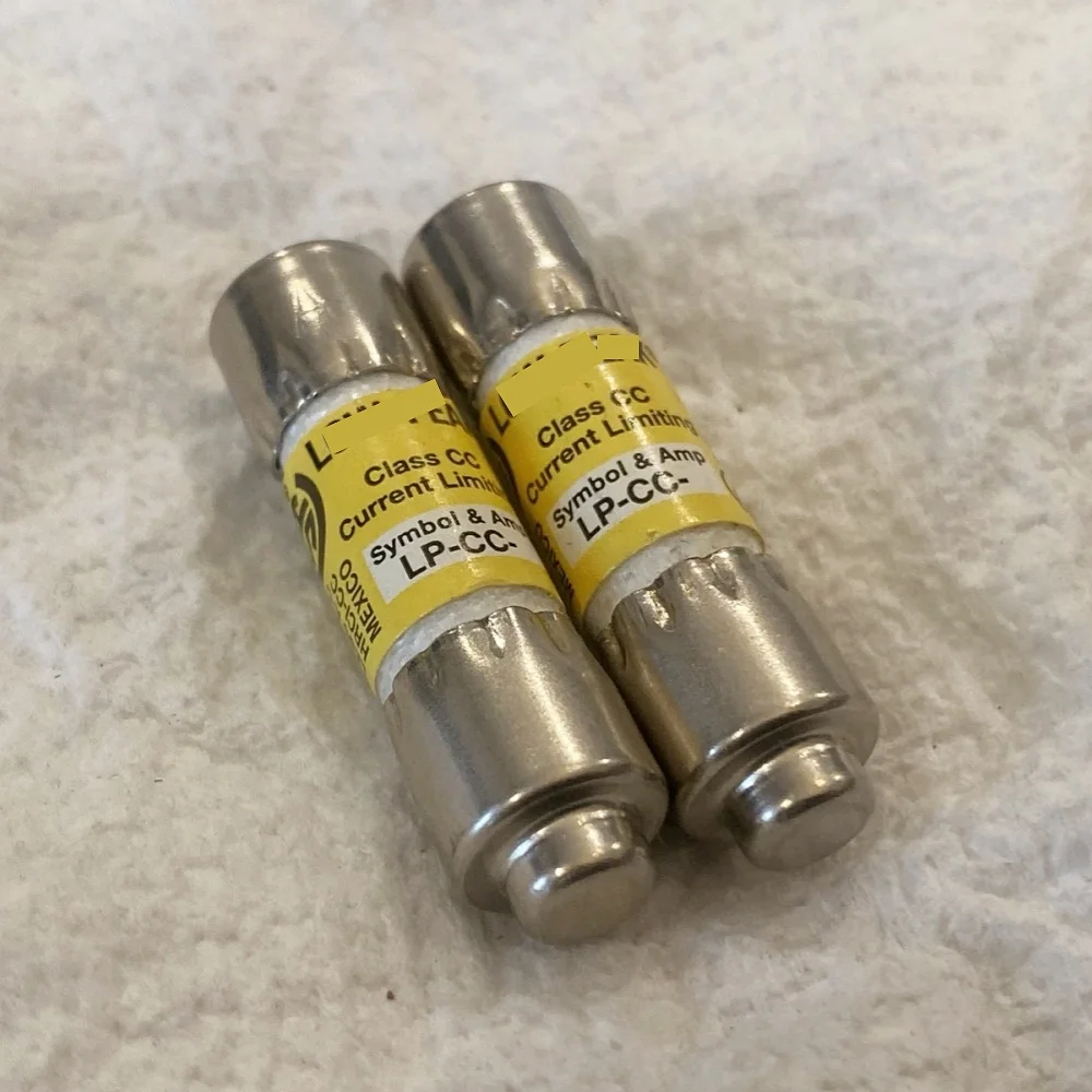 LP-CC-2 10PCS Time Delay Class CC Fuse, 2A 600VAC, Industrial Circuit Protection OEM