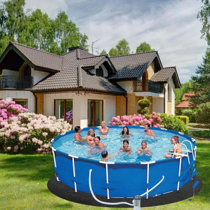 

Pool Padding Round Aboveground Swimming Pool Padding Mat Puncture Resistant Pool Floor Padding Geotextile Pool Ground Cloth