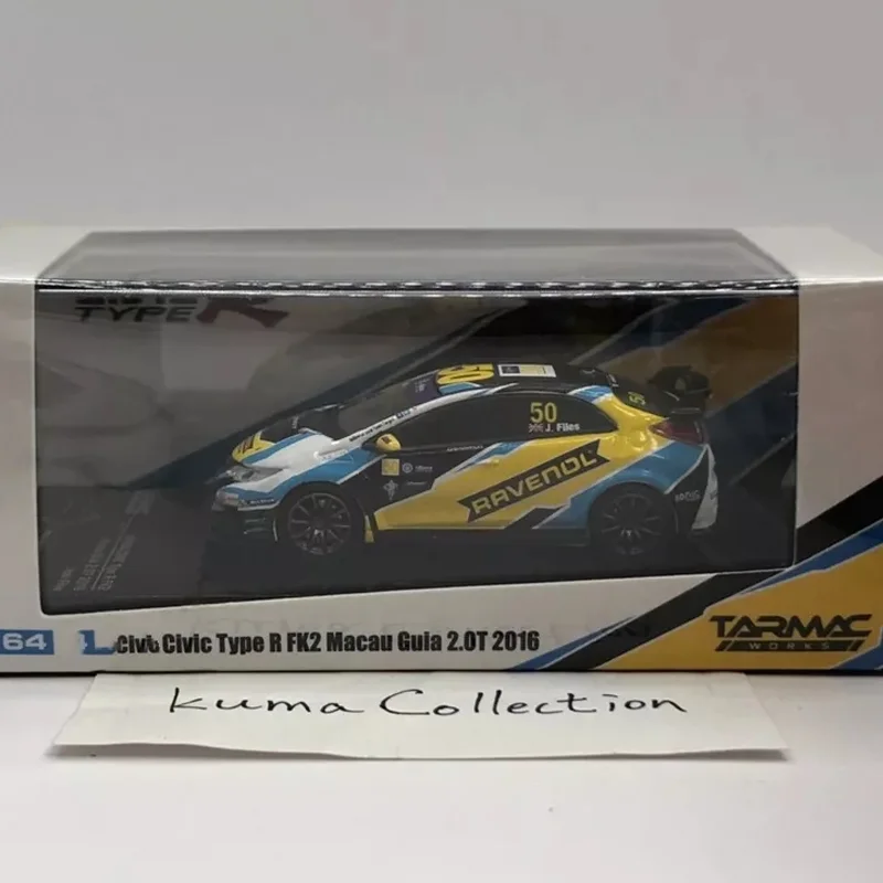 

CIVIC TYPE R FK2 MACAU GUIA 2.0 T 2016 1:64 SCALE BY TARMAC WORKS Car Collection