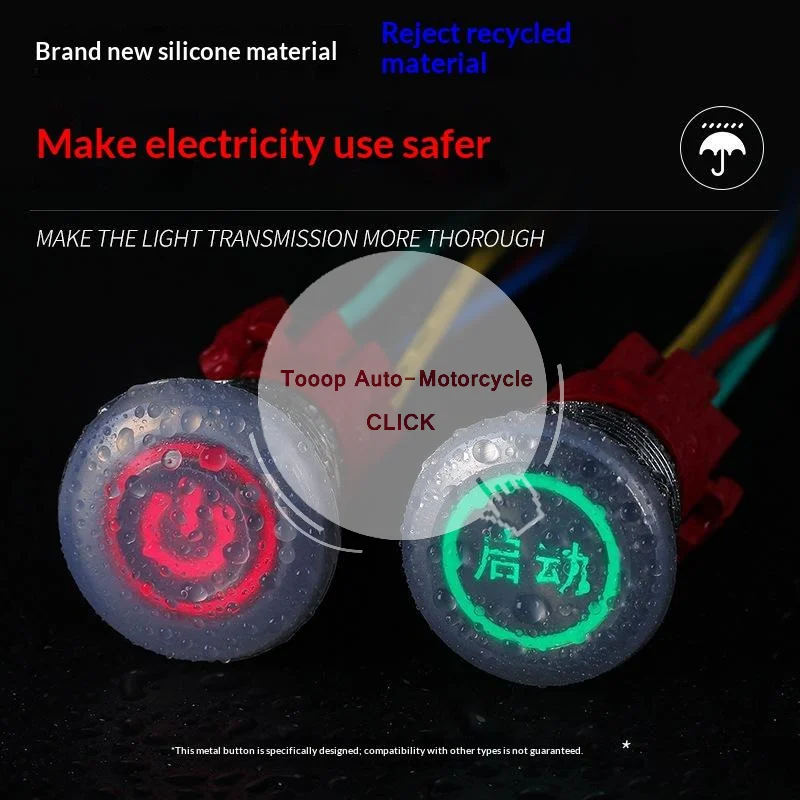 16 19 22mm Transparent Silicone Waterproof Dustproof Button Caps Metal Switch Protectors for Elevator Control Panel Buttons