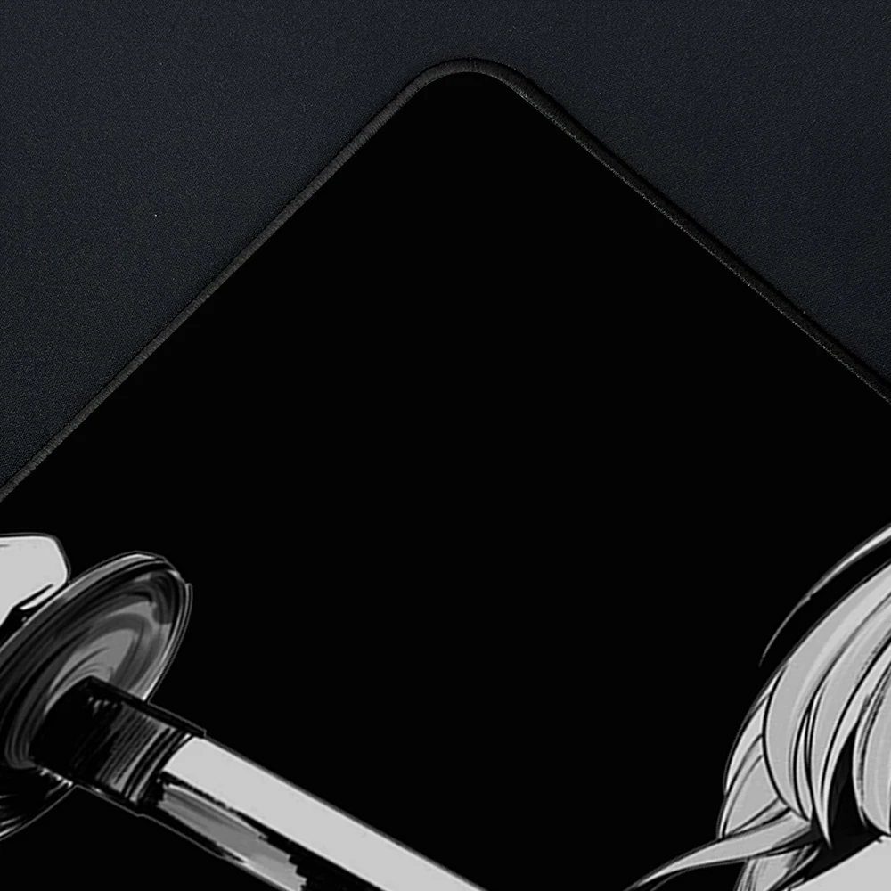 Female Samurai E-Sports Mouse Pad Game Professional Ultrafine Surface Balance FPS Gamer Mousepad Waterproof Mouse Mat 45*40cm