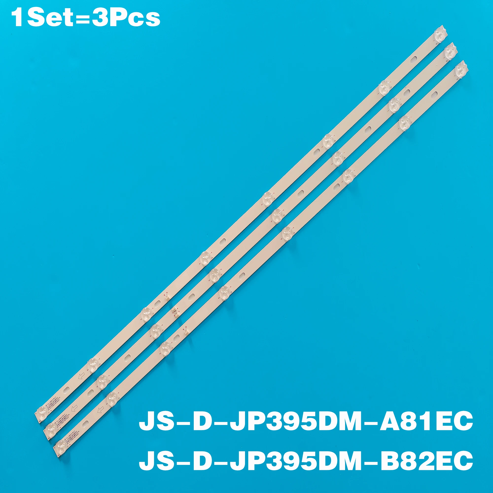 3pcs/set LED backlight for starwind sw-led40BA201 D40-M30 40BF400 JS-D-JP395DM-A81EC B82EC (80105) E395DM1000 MCPCB