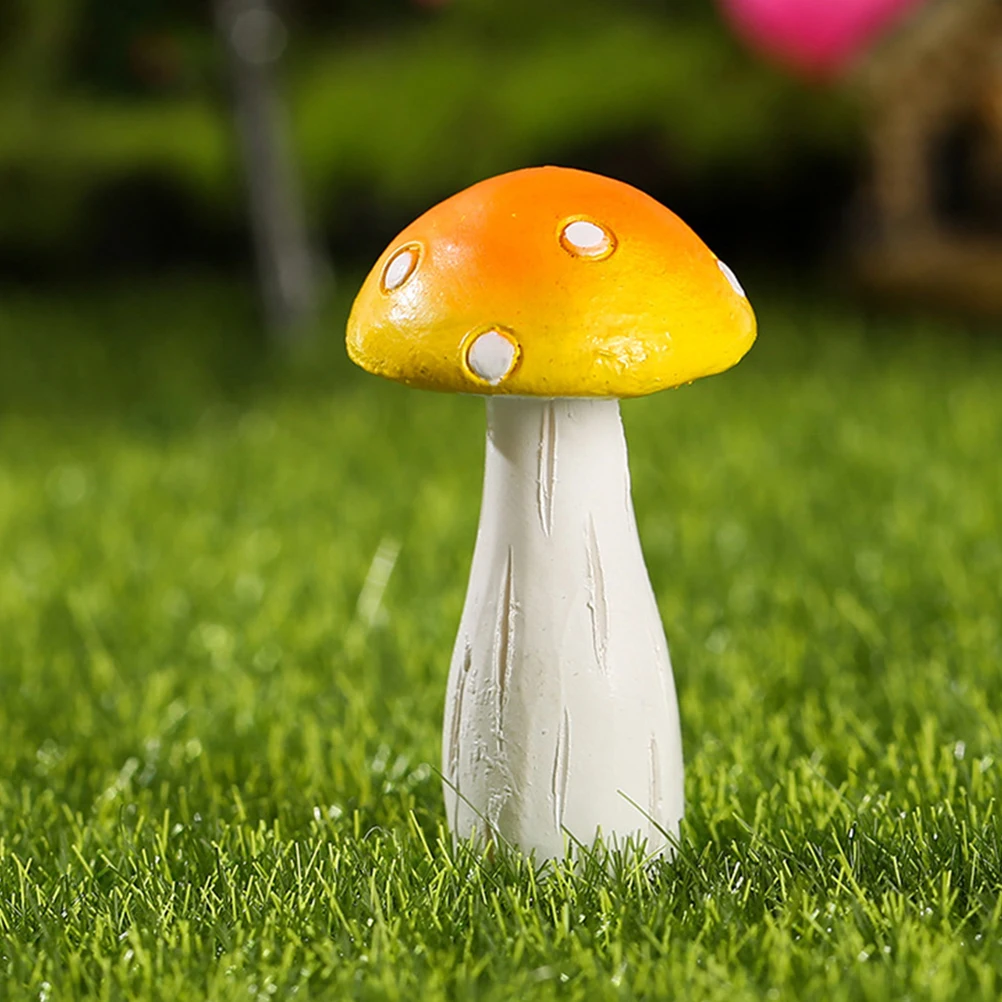 

Moss Decoration Ornaments Decorations Funny Miniature Mushroom Craft Micro Landscape Decors