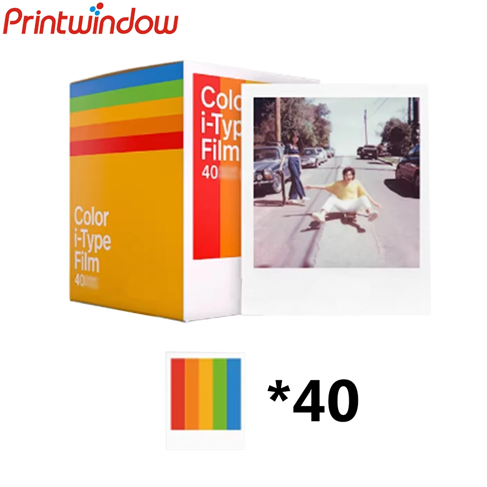 

40X 1Box of 40pcs Original White Frame Instant Film for Polaroid i-Type