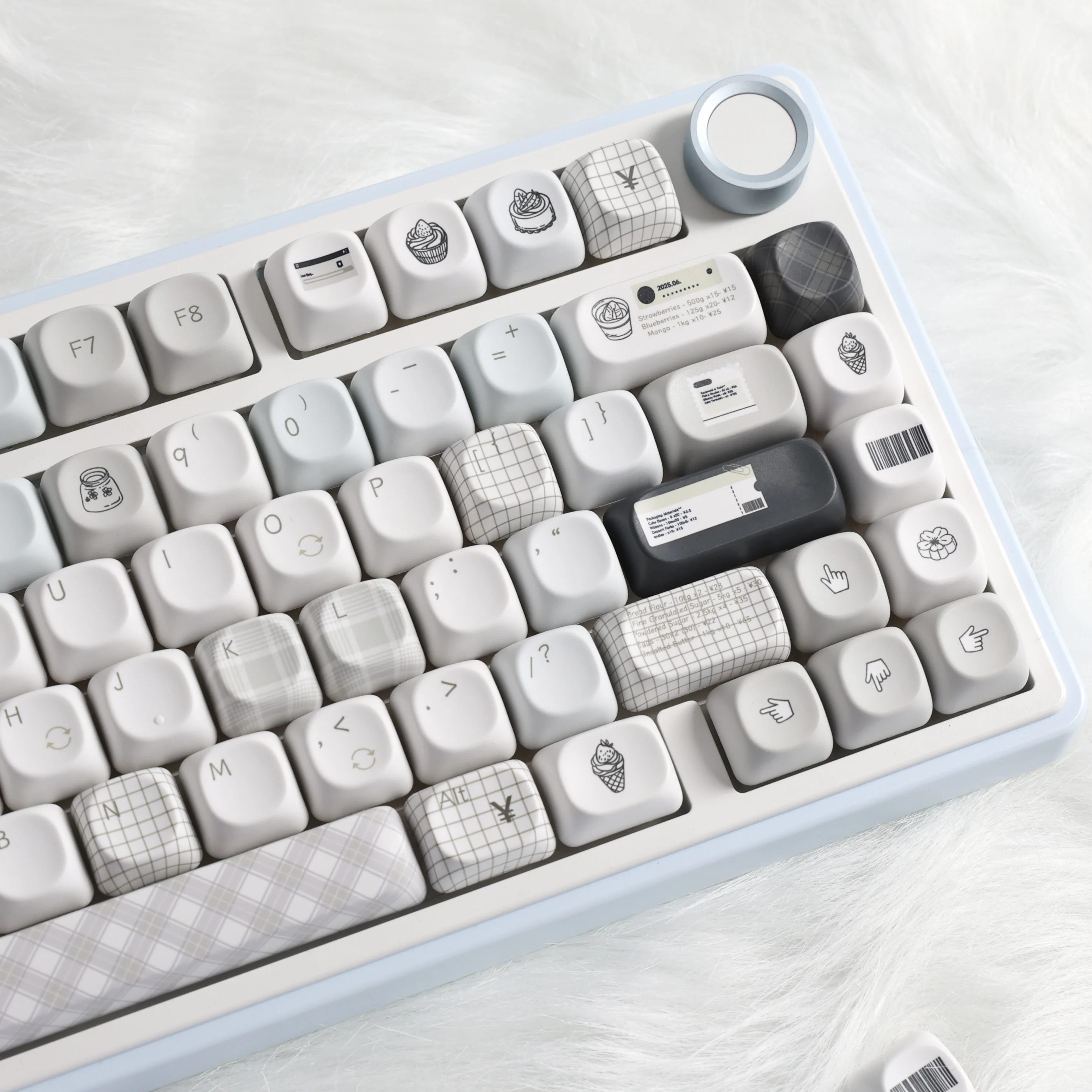 142 133 toetsen Cherry ONA profiel Blues Shufley thermische sublimatie Keycaps set PBT voor mechanisch MX Switch toetsenbord voor geschenken
