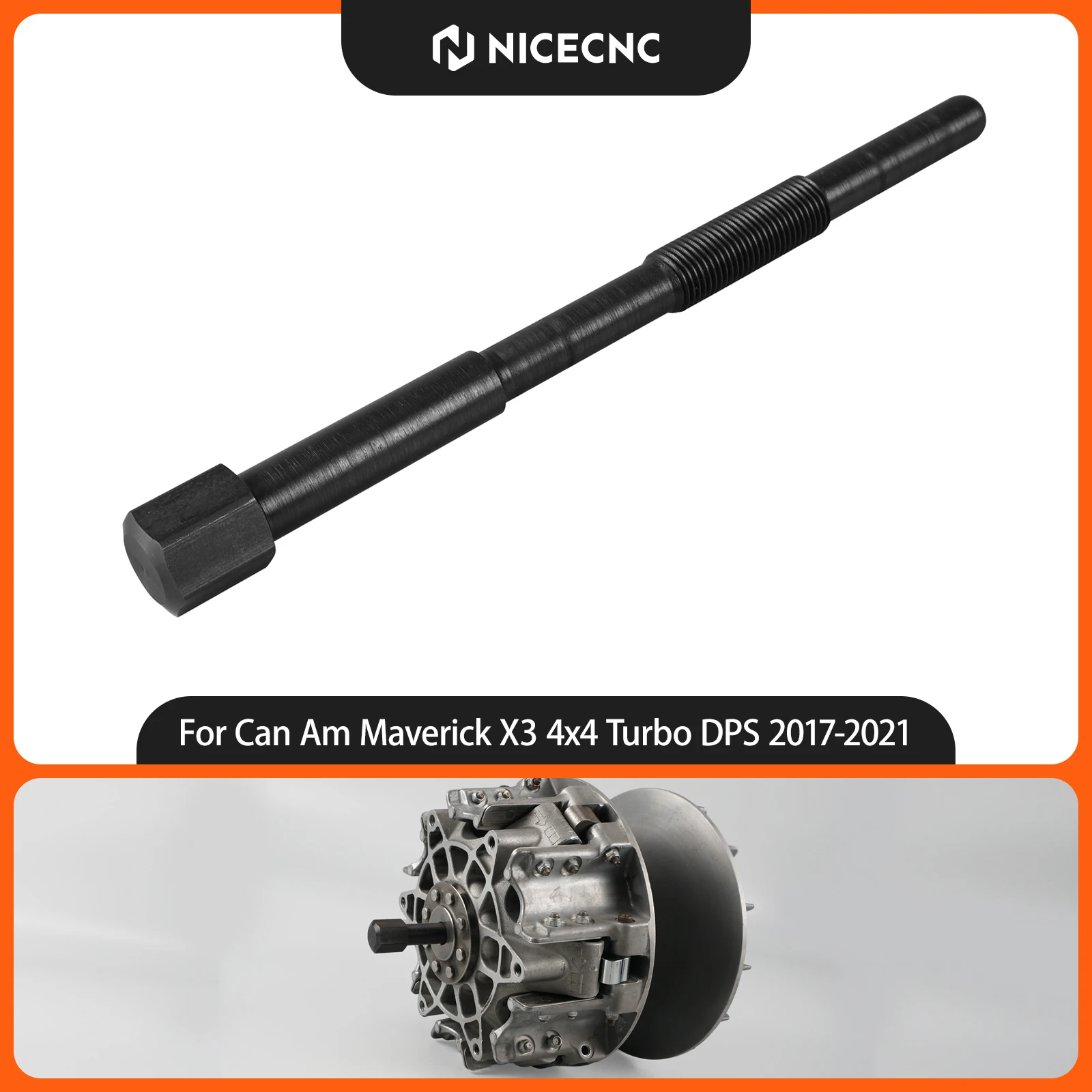 NICECNC For Can Am Maverick X3 Max R Turbo DPS 2018-2022 Primary Clutch Puller Remove Tool For Canam Commander UTV Accessories