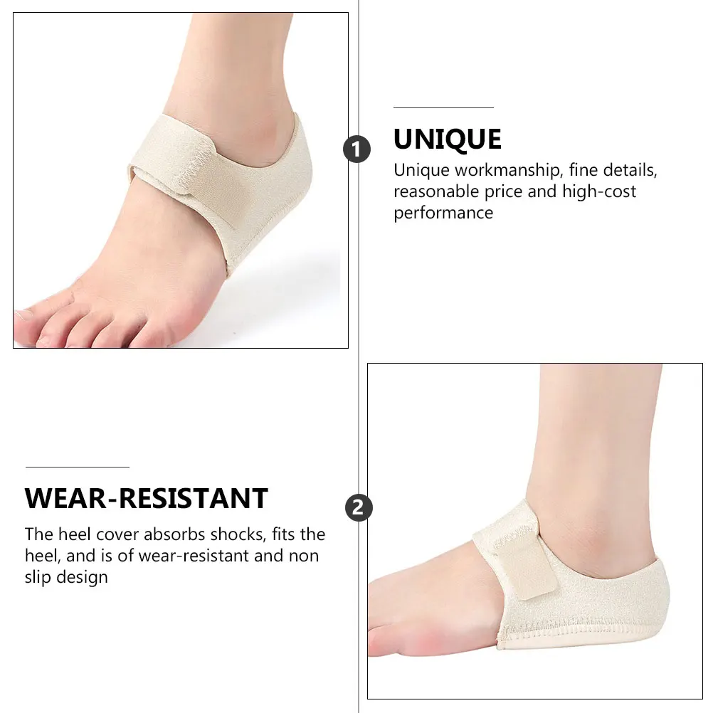 

1 Pair Protective Cover Anti-Wearing Cushion Pressure Reducing Pad Comfortable Non-Slip Wear-Resistant Shock Absorbing Durable