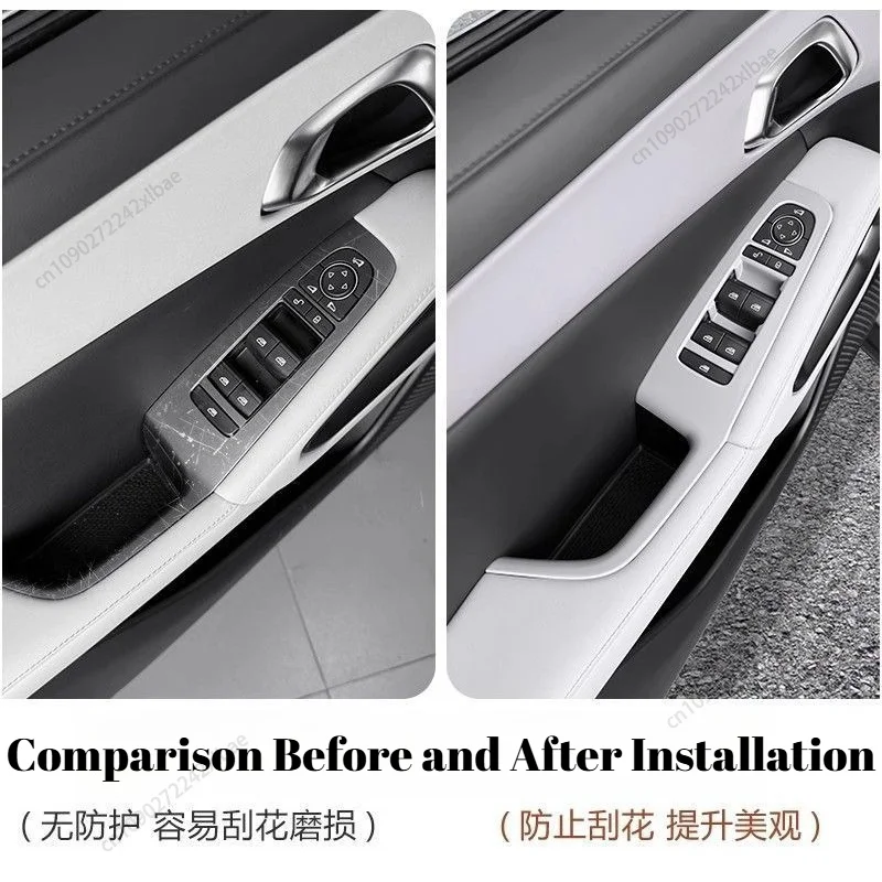 For BYD Yuan Pro Atto 2 Yuan Up Original Car Color Window Lift Button Panel Interior Scratch-proof Decorative Frame Accessories