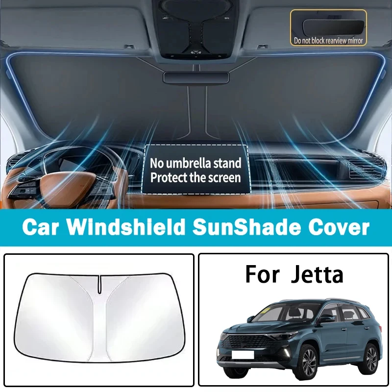 

Suitable for Jetta VS5 VS7 VA3 vs8 Car Sunshade Sunscreen Insulated Front Windshield Parasol
