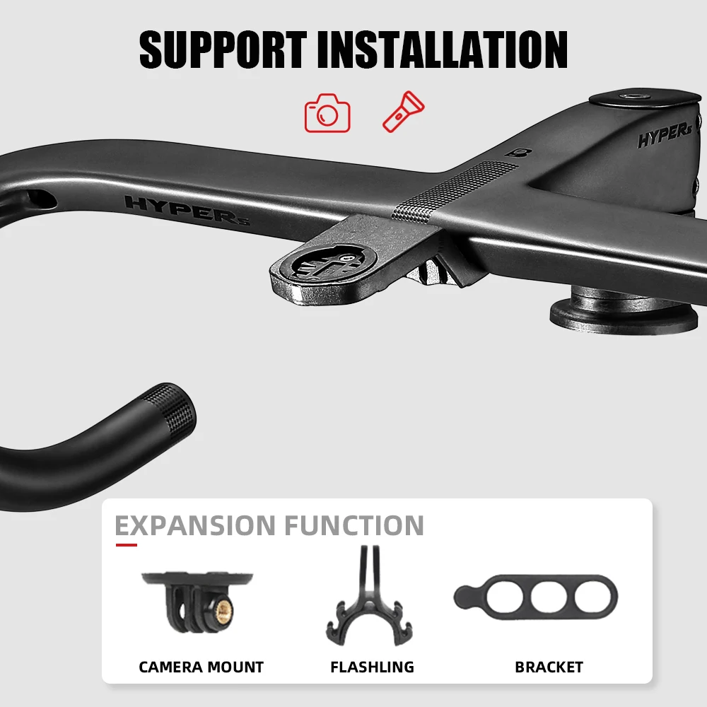 JAWBONE Full Carbon Road Bike Zintegrowana kierownica Ultralekki pełny kabel wewnętrzny Uchwyt rowerowy Akcesoria rowerowe