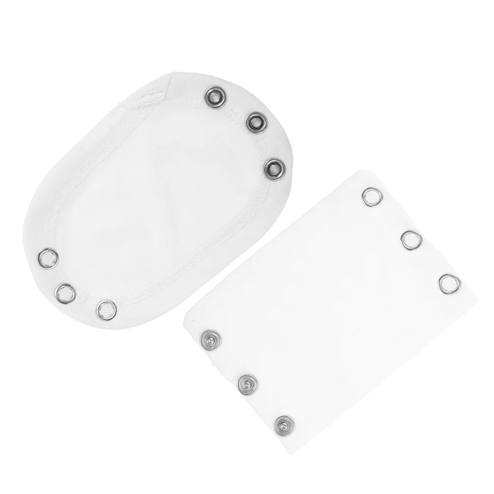 

2Pcs Adjustable Bodysuit Extender Soft Breathable Double Layer for Baby Romper Comprehensive Protection Jumpsuits