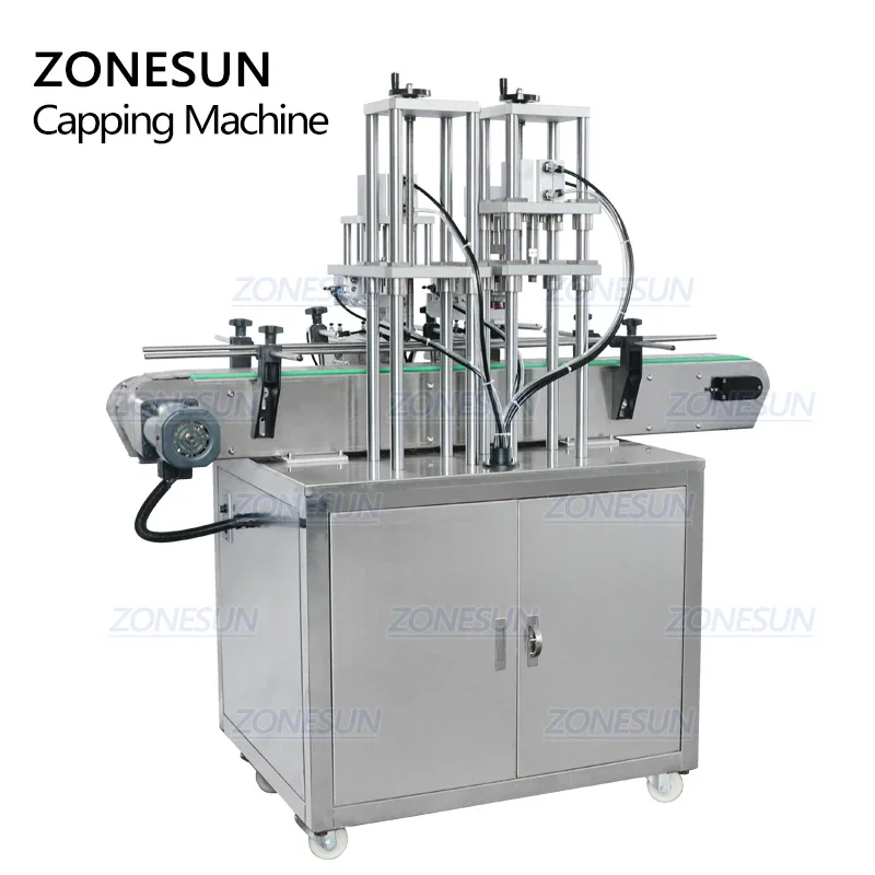 ZONESUN Automatico Fragranza Profumo Bottiglia di Vetro Spruzzatore Tappo Crimpatura Pressatura Tappatrice