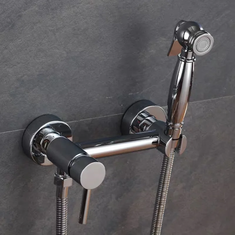 

Hot And Cold Water Bidet Kit Toilet Companion Flusher Household Hotel Bathroom Spray Gun Faucet for Personal Hygiene