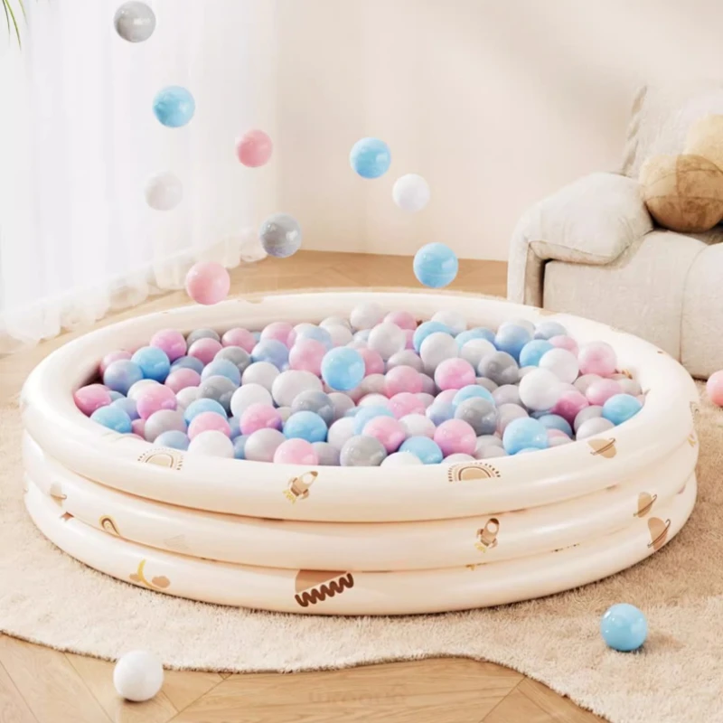 Indoor Baby Ocean Ball Pool - Opvouwbare kleurrijke box voor kinderen - Veilig thuisspel met zachte ballen, eenvoudige opslag en draagbaar