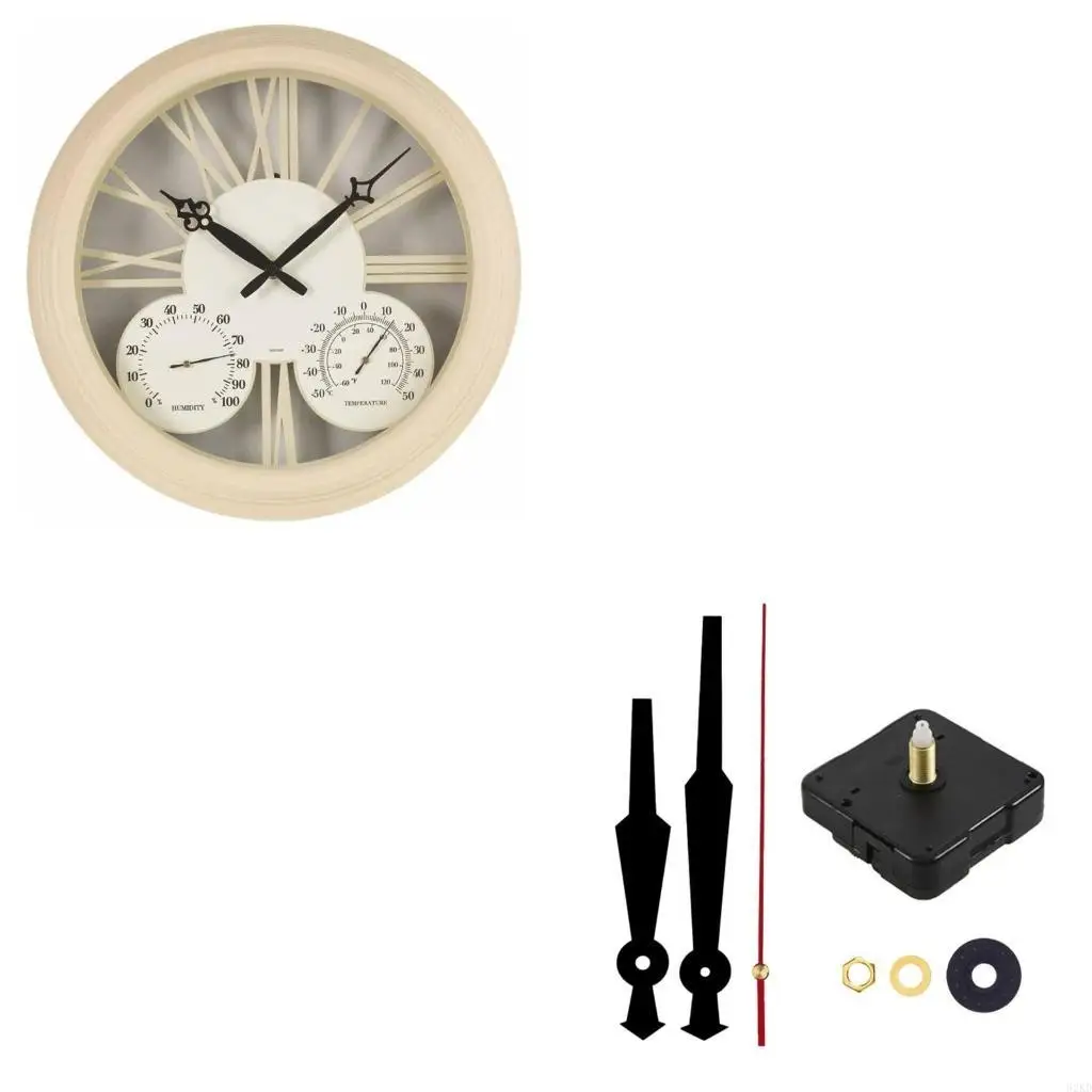 62KD DIY 16Inch Silent Clock Movement Watch Wall Clocks Movements for 35-40cm Diameter Panel