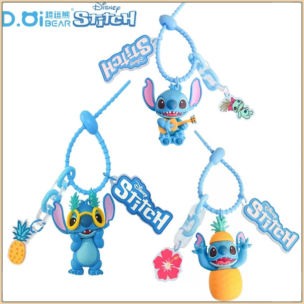 

Original Summer Pineapple Stitch Keychain Pendant Cute Cartoon Doll Backpack Keyrings Accessories Kids Hobbies Gifts Wholesale
