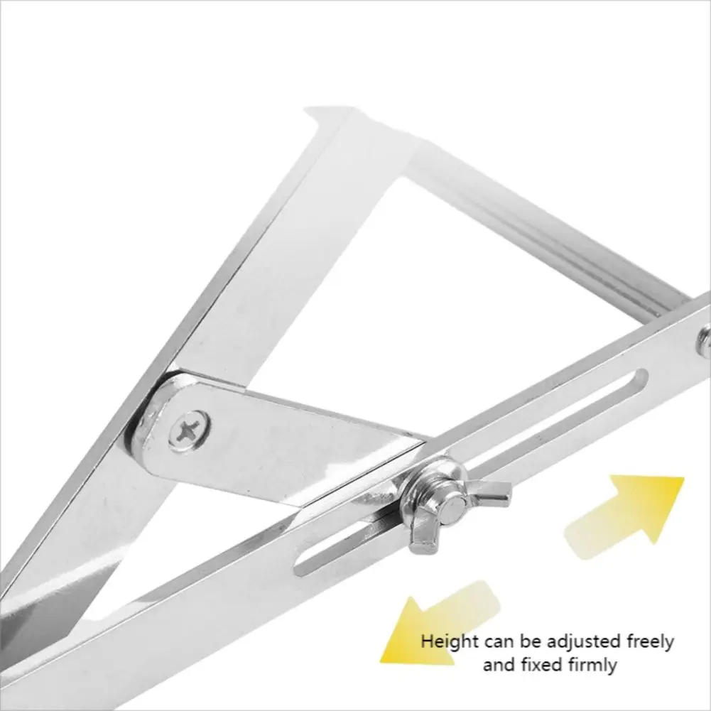 Table Saw Stand Adjustable Cutting Machine Support Frame Rust-proof Metal Cutting Machine Work Support Stand Height Tool