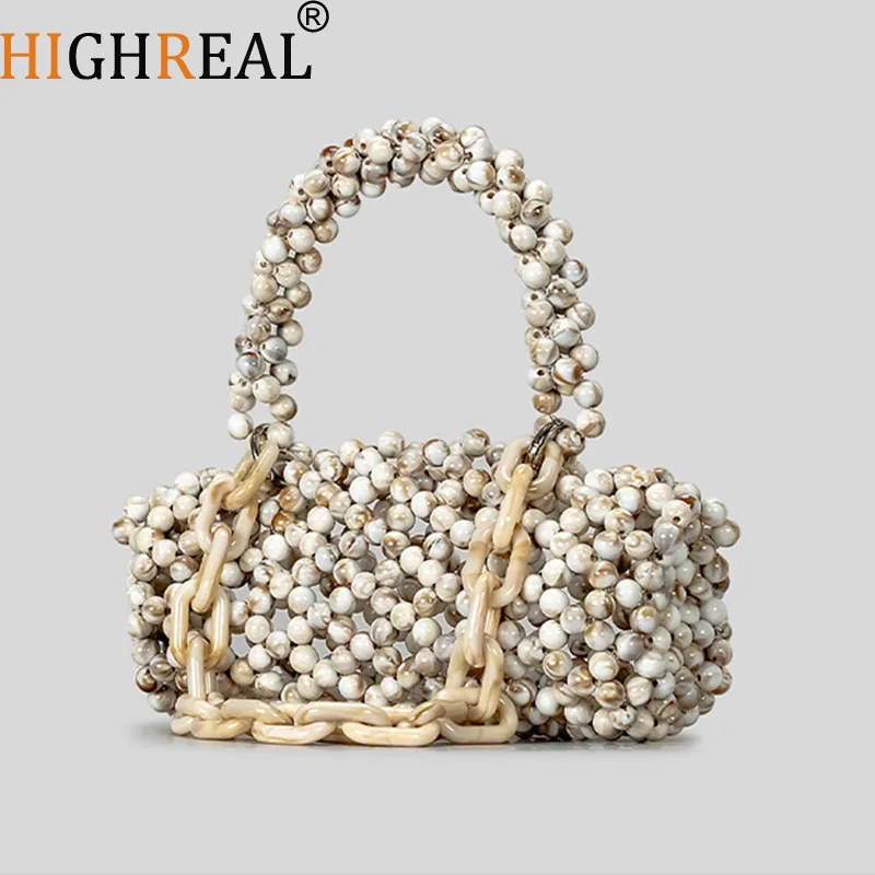 

Акриловая сумка ручной работы с бисером, квадратная, ажурная, с жемчугом, женская сумка, ручная работа, вечерняя сумочка