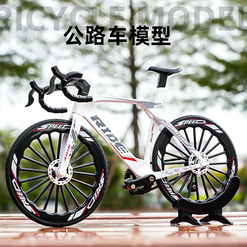 Nouveau modèle de vélo de montagne transfrontalier tout-terrain 1:8, simulation de vélo en alliage, jouet pour enfants