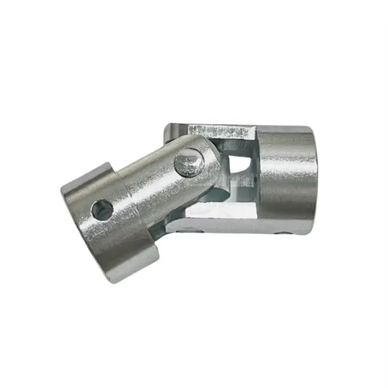 Giunto universale a sterzo singolo zincato con perno diametro esterno 28 mm e chiavetta con cuscinetto a blocco inclusa