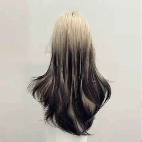 Рисунок 2 - Ombre блондинка черный синтетический