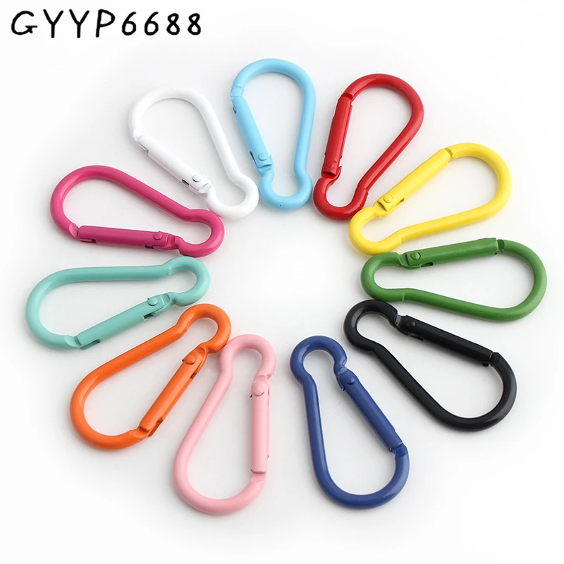 

Aluminum Carabiner Spring Clips Hook Keychain Buckle Mountaineering Hook Climbing Sports for Handbag Accessories Bag Backpack