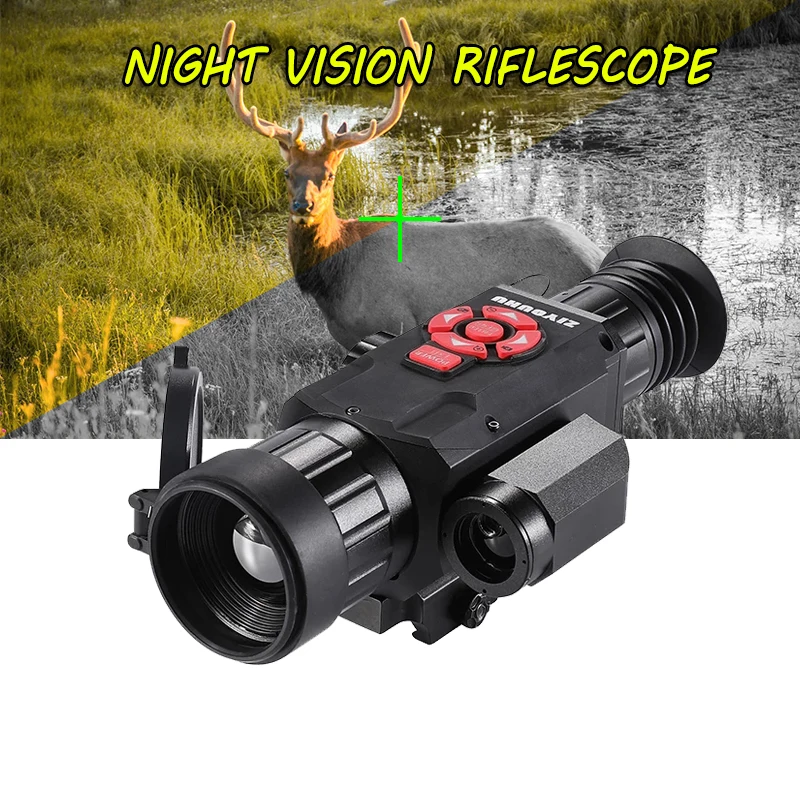 Infrared Night Vision Riflescope, Monocular Laser Rangefinder, HD Night Vision Goggles, Sight Scope for Hunting, WL-50X, New