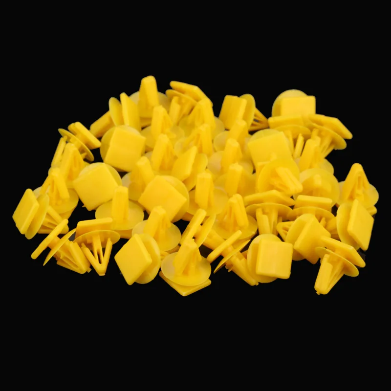 50/100Pcs Car Door Interior Trim Panel Retaining Clips Rivets Plastic Fixed Fastener For Hyundai For Kia 11mm Hole