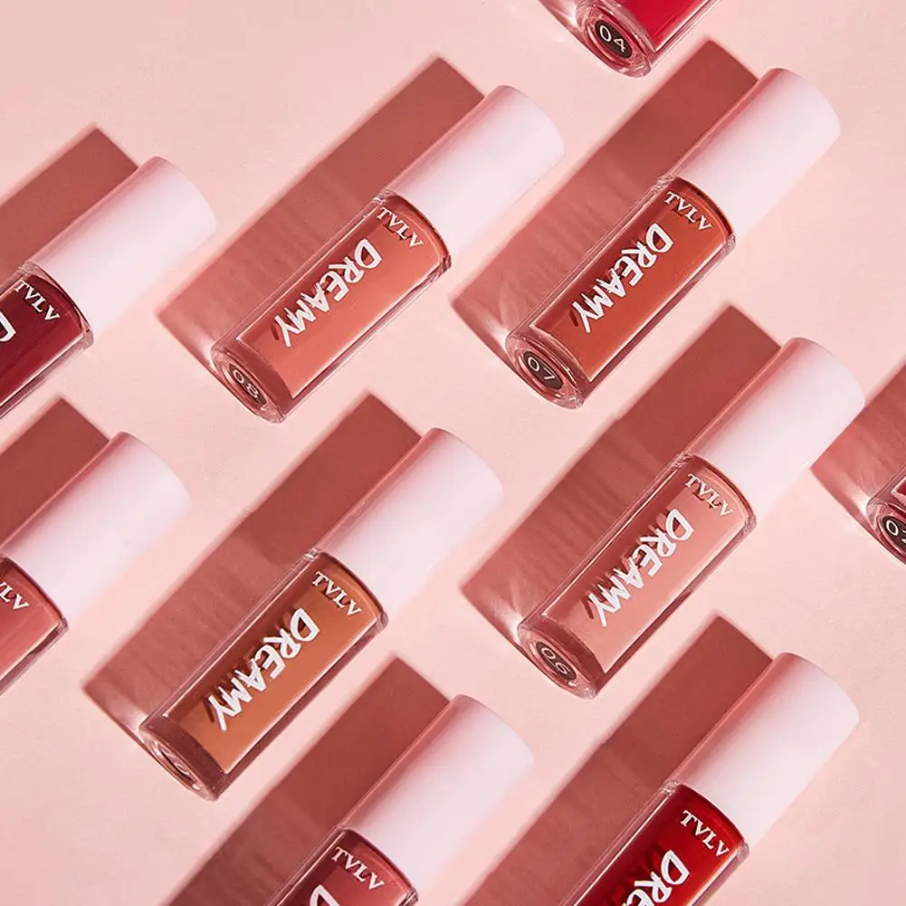 

10 шт./компл. блеск для губ, бархатная помада, водостойкая, долговечная, увлажняющая, набор для женщин, подарок на День святого Валентина