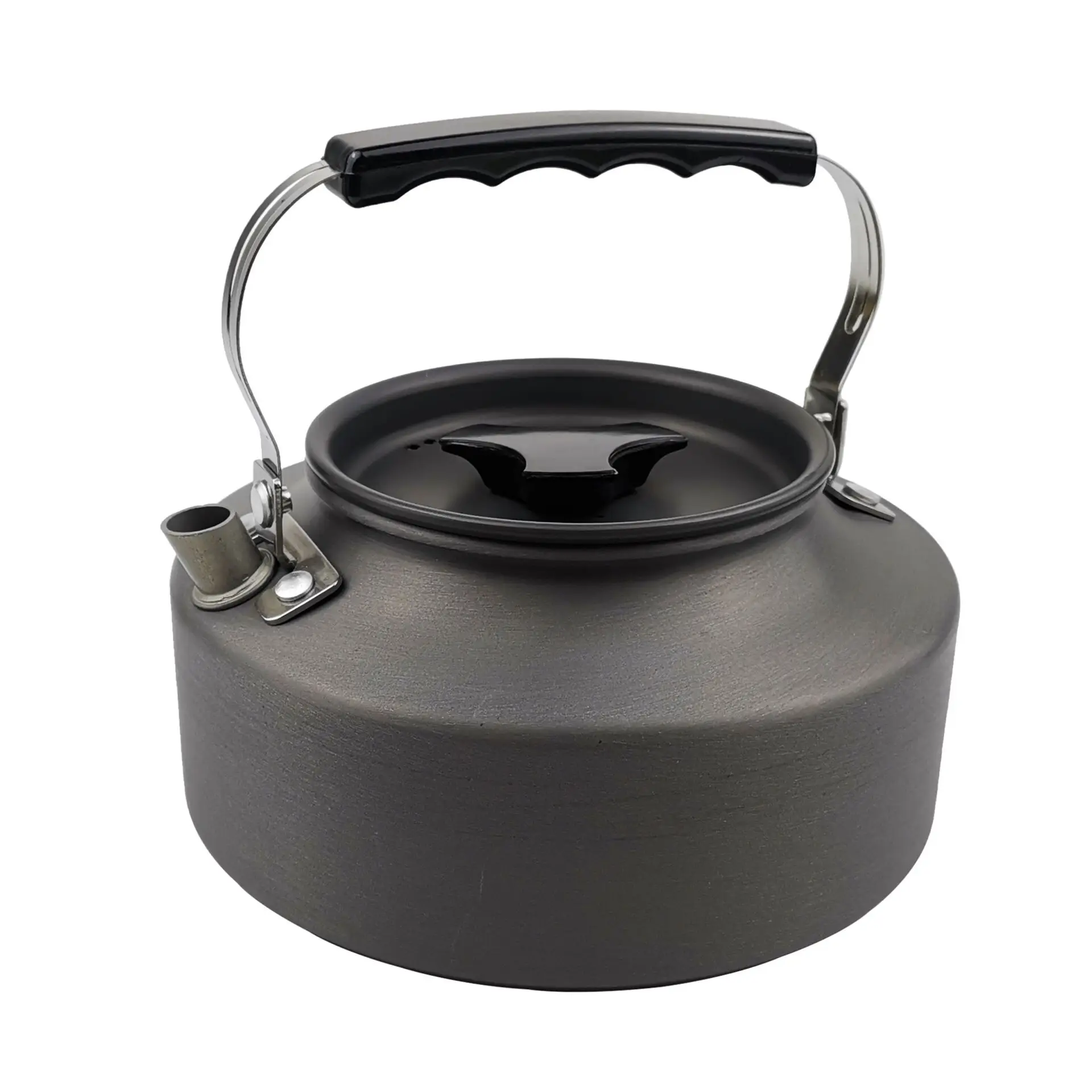 Teapot Set Outdoor Camping Pot Set Portable Picnic Cooker Plates Camping 1.2L Pot Cookware Set