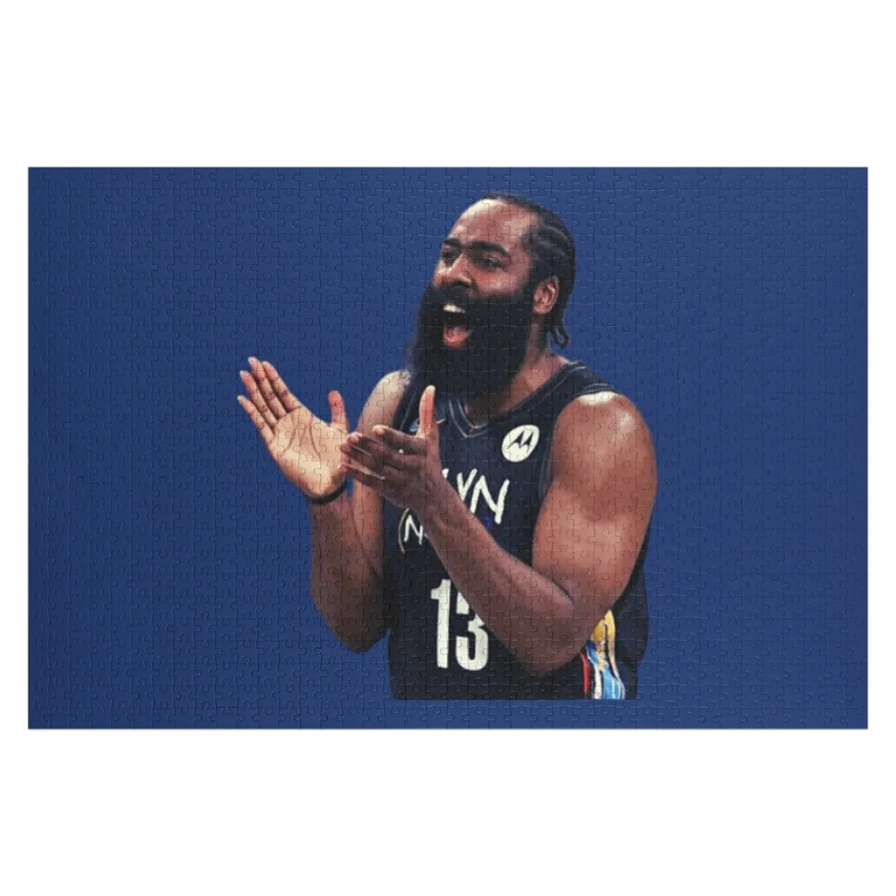 

james harden sixers Jigsaw Puzzle Woodens For Adults Toddler Toys Puzzle