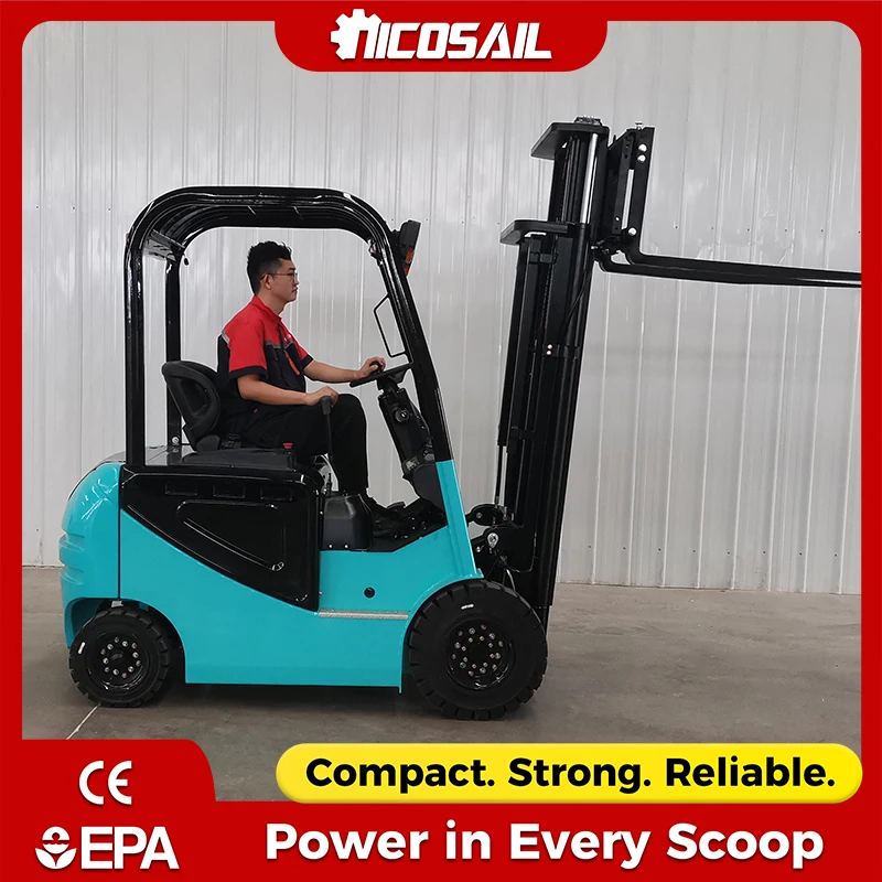 

2026 Hot Selling 1.5 Ton Electric Forklift 3m Lift 2200kg Weight for Industrial Warehouse