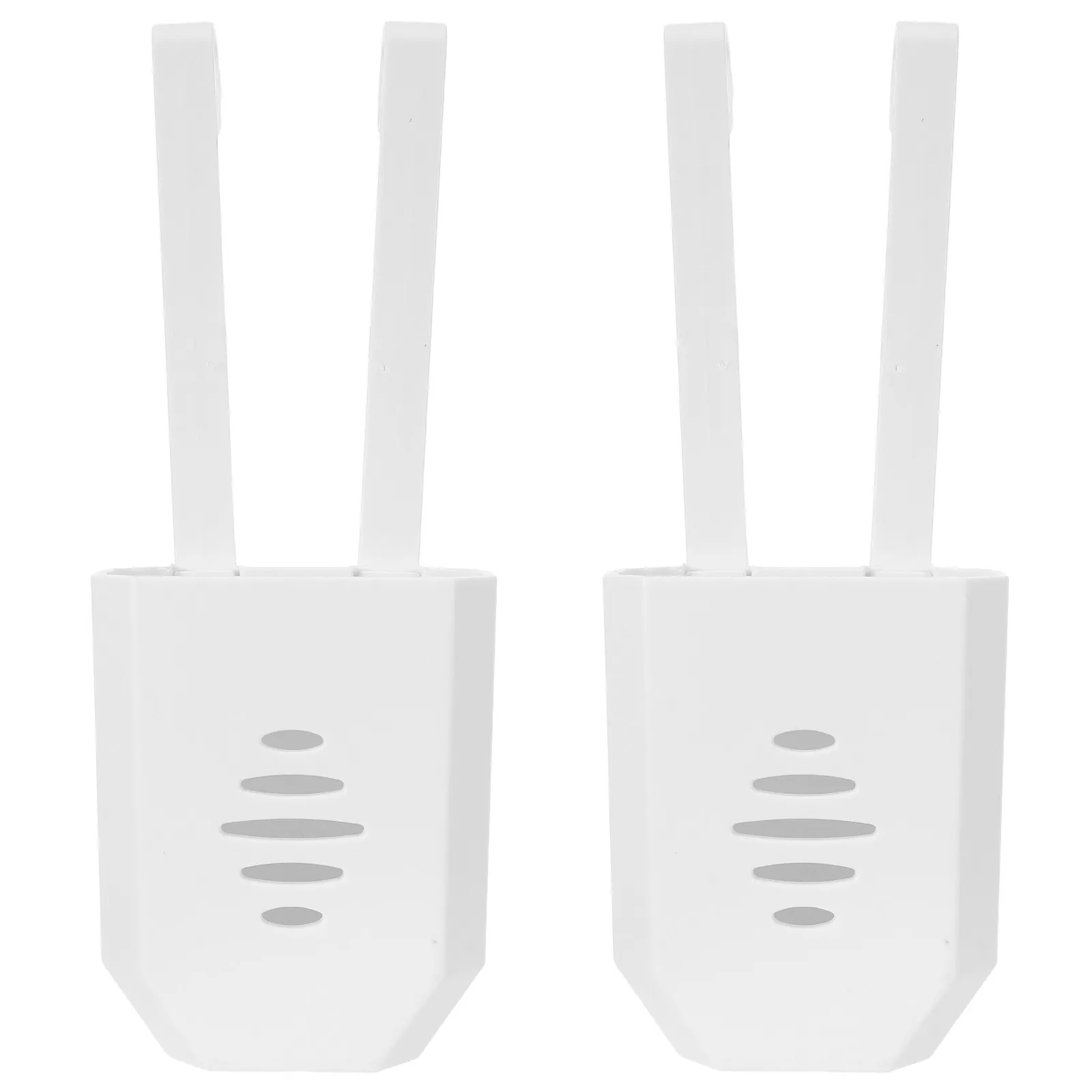 

2Pcs Toilet Tank Tablet Holder Hanging Suspension Cleaner Carrier Anti-Residue Toilet Bowl Cleaning Bracket Water Tank