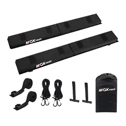 Car Soft Roof Rack Pads Set Crossbar Pads with Storage Bag Automotive
