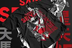 Libra Dohko Saint Seiya T-shirt Knights Of The Zodiac Hyoga Ikki Anime Shirt All Size 100 Cotton