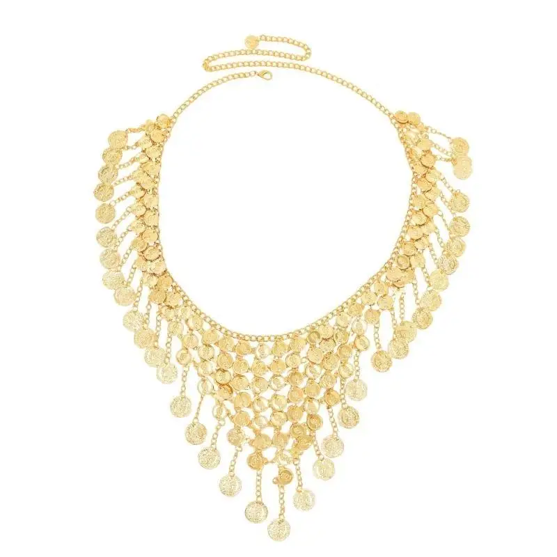 652F Hiphop Fashion Metal Waist Belt Minimalists Beach Body Chain Versatiles Chain for Dresses and Casual Wear