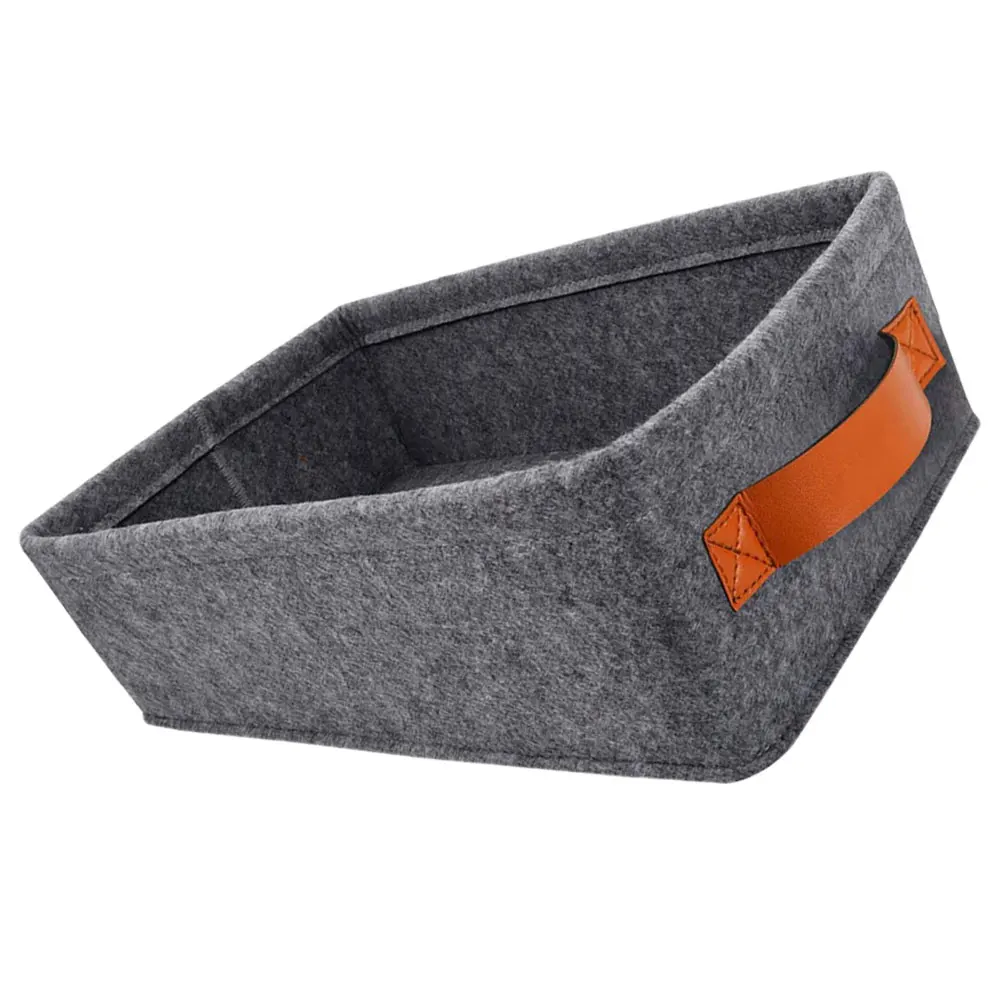 

Storage Bins Basket Collapsible Laundry Baskets Containers Organizer Grey Portable Foldable