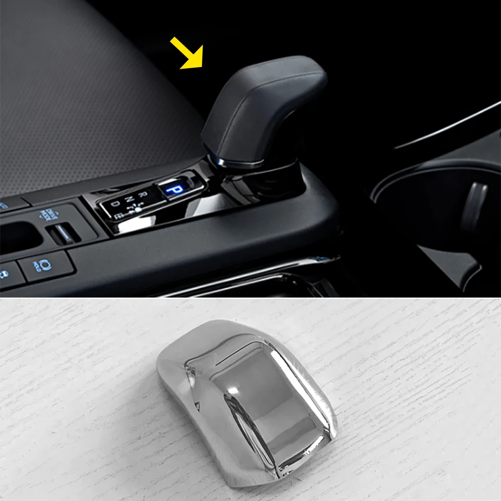 

Accessories For 2023-2024 Toyota Prius Gear Shifter Lever Stick Knob Cover Trim Chrome-plated Interior Sticker