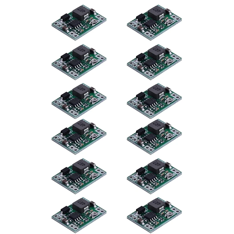 12PCS MP1584 DC-DC Step Down Power Supply Module 3A Adjustable Buck Converter For Arduino Replace LM2596 24V 12V 5V 3V