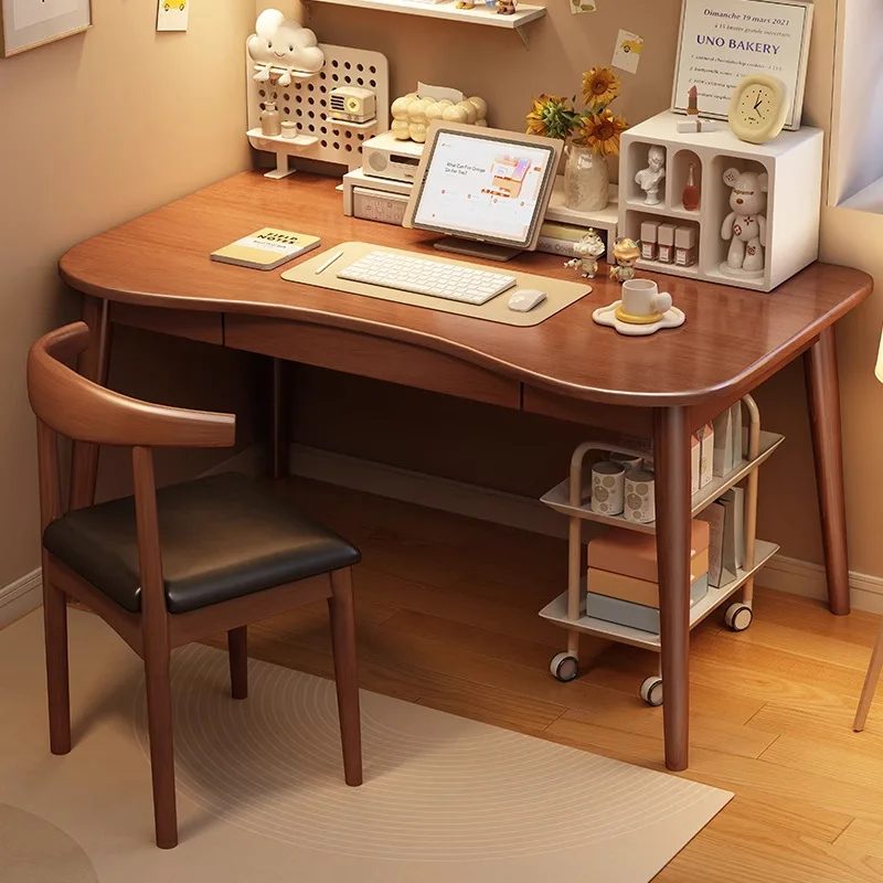 Solid wood learning computer desk desktop desk home bedroom table
