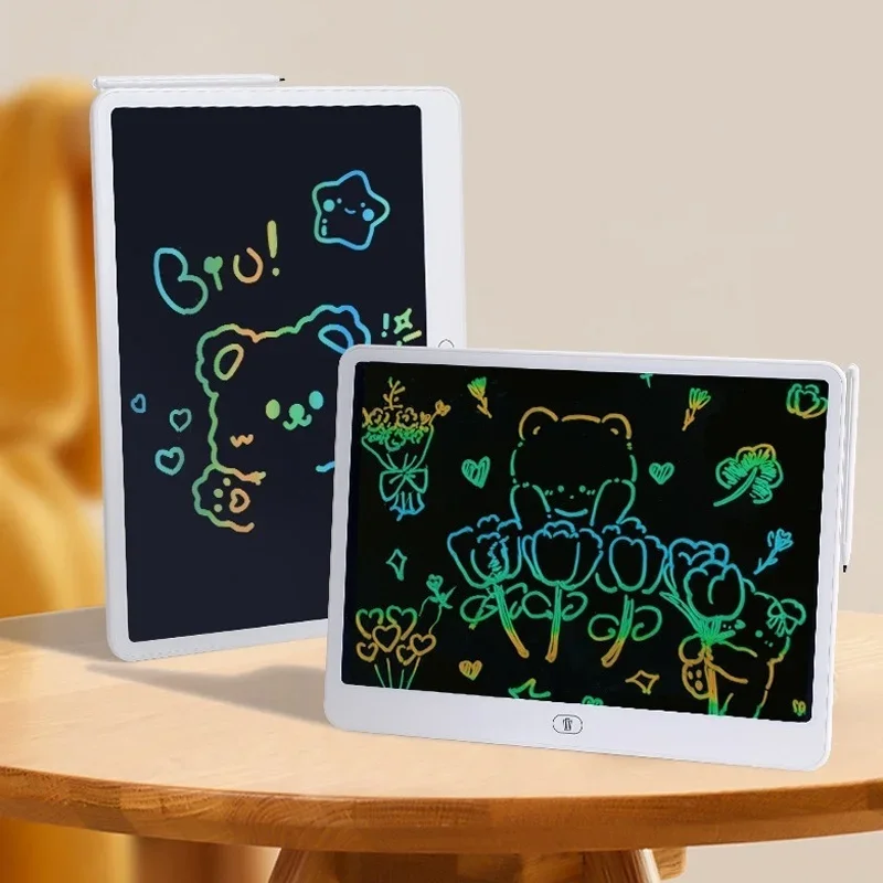 11/13/16 Inch LCD Large Screen Drawing Board Writing Tablet Digit Magic Blackboard Painting Tool Kids Toys Brain Game Child Gift