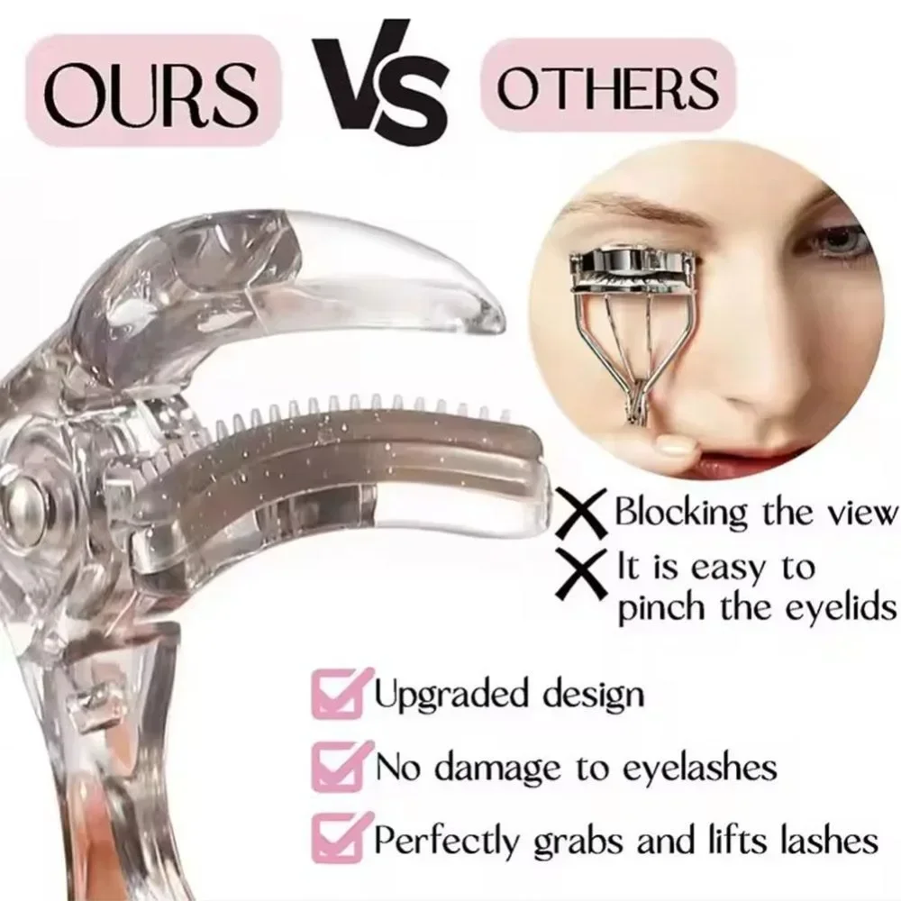 ที่ดัดขนตาล่าง 1 ชิ้น ดัดขนตาให้งอนสวย ติดทนนาน ดัดขนตาแบบมุมกว้าง อุปกรณ์แต่งหน้าสำหรับขนตา