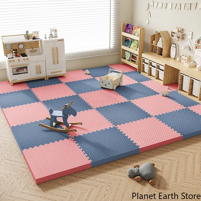 2.5CM Thick 10PCS Baby Play Mats EVA Foam Puzzle Mat Children Room Activities Mat For Baby Interlock Floor Carpet Mat 30*30CM